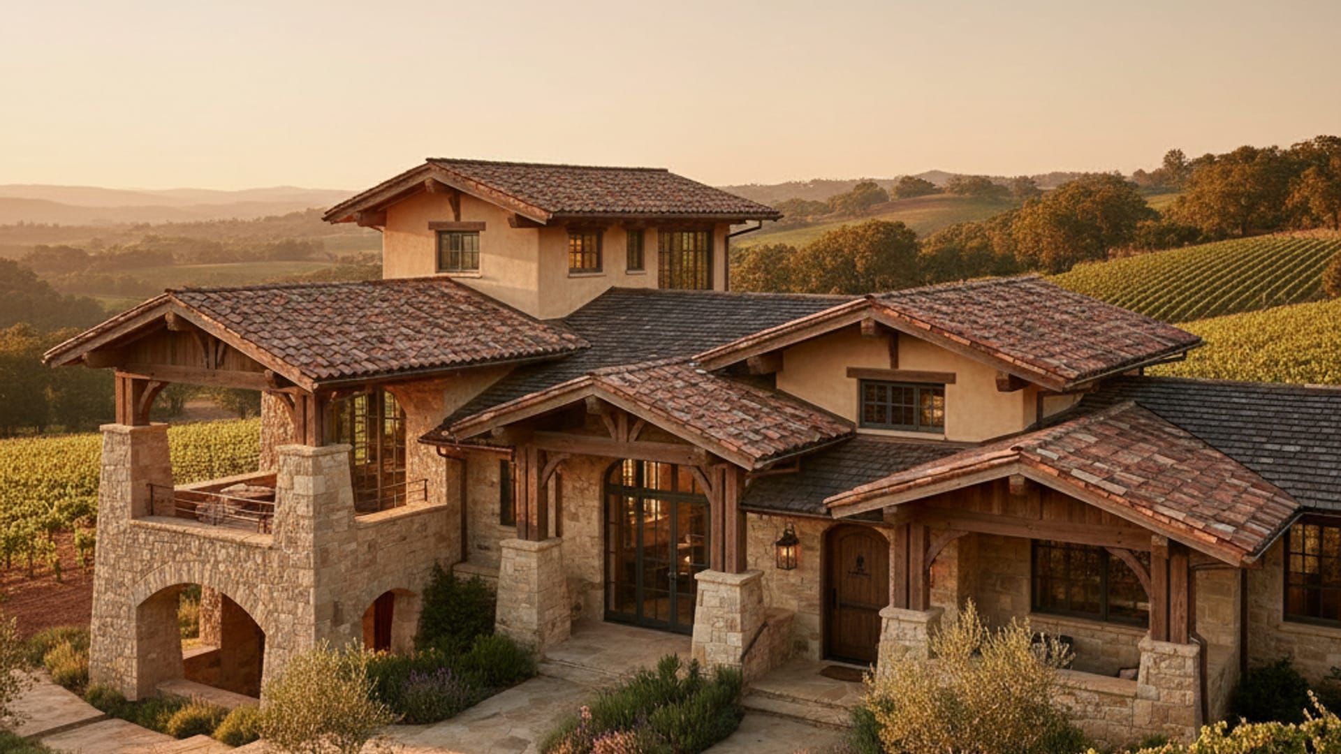 Guest Houses project in Healdsburg Estate