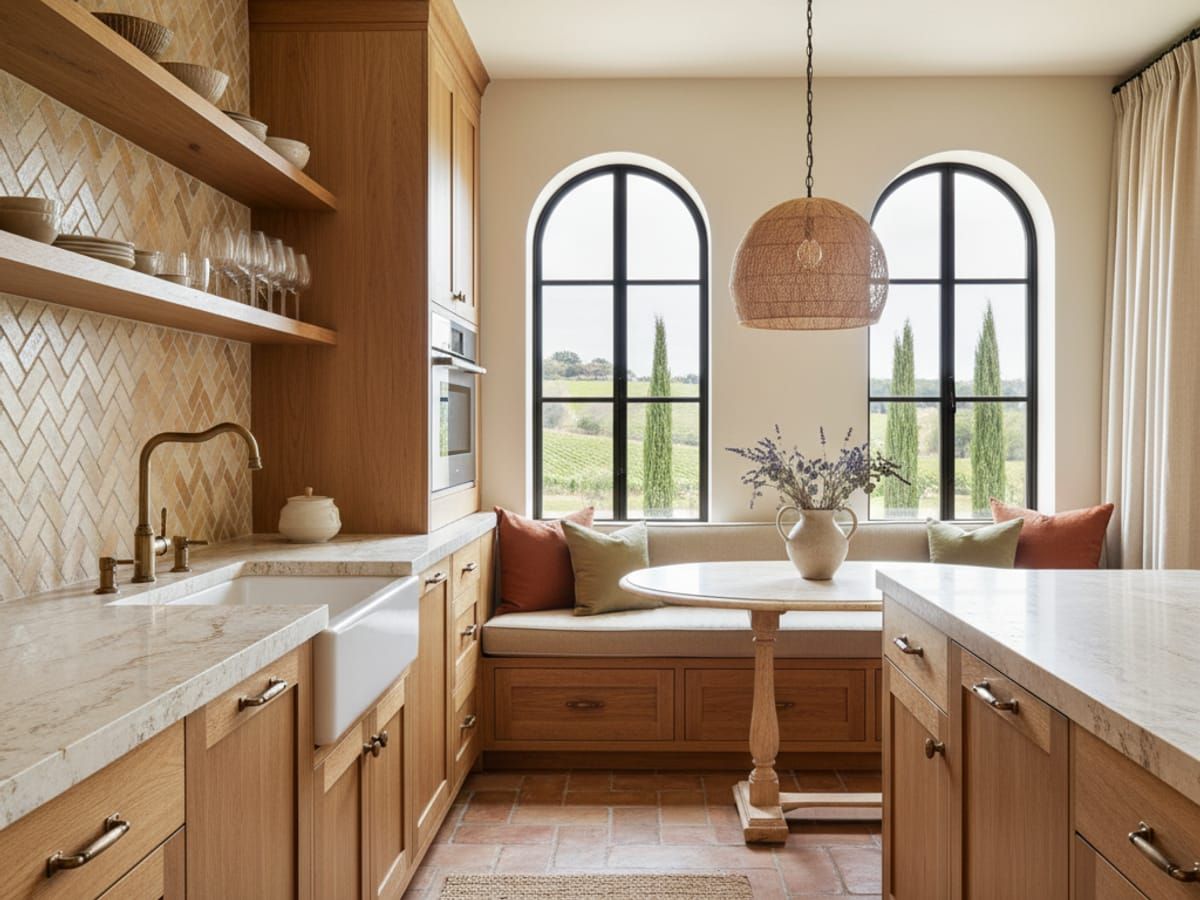 Custom guest house kitchen