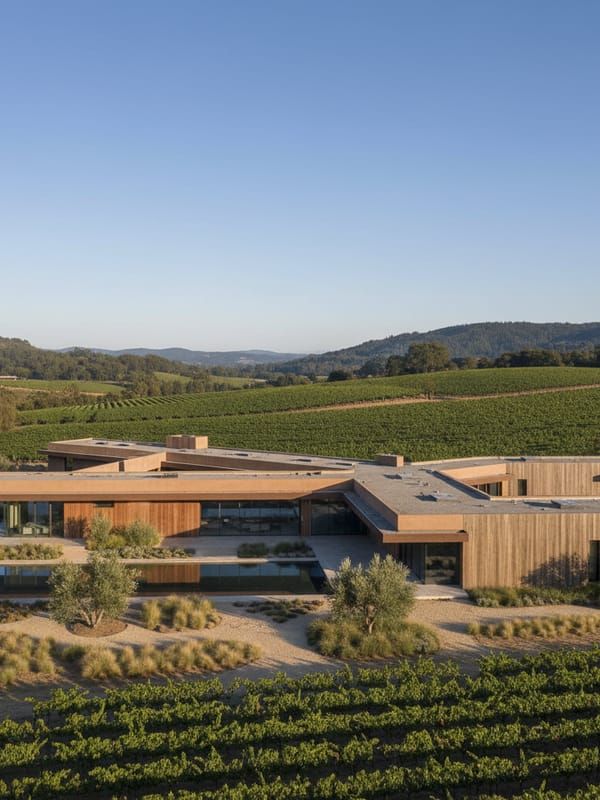 Cabernet vineyard estate in Alexander Valley