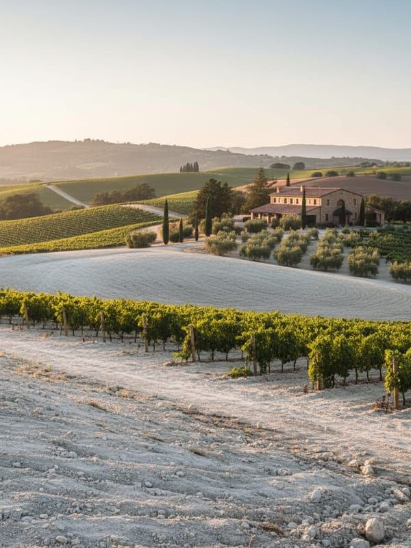 Chalk Hill volcanic soil vineyards