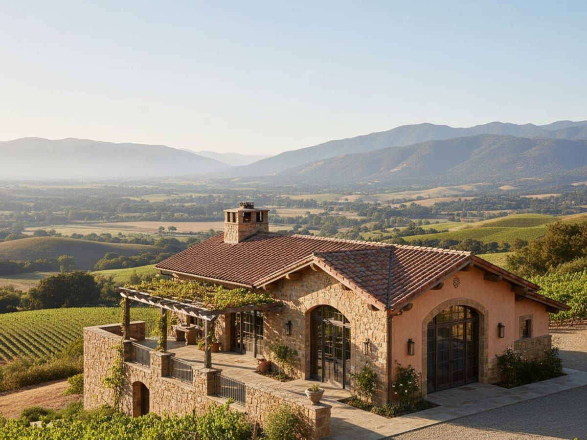Custom guest house in Sonoma