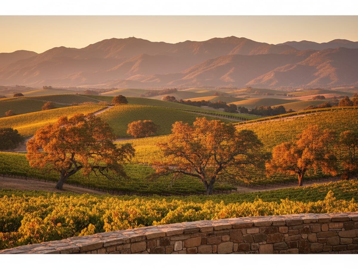 Sonoma Valley vineyard landscape